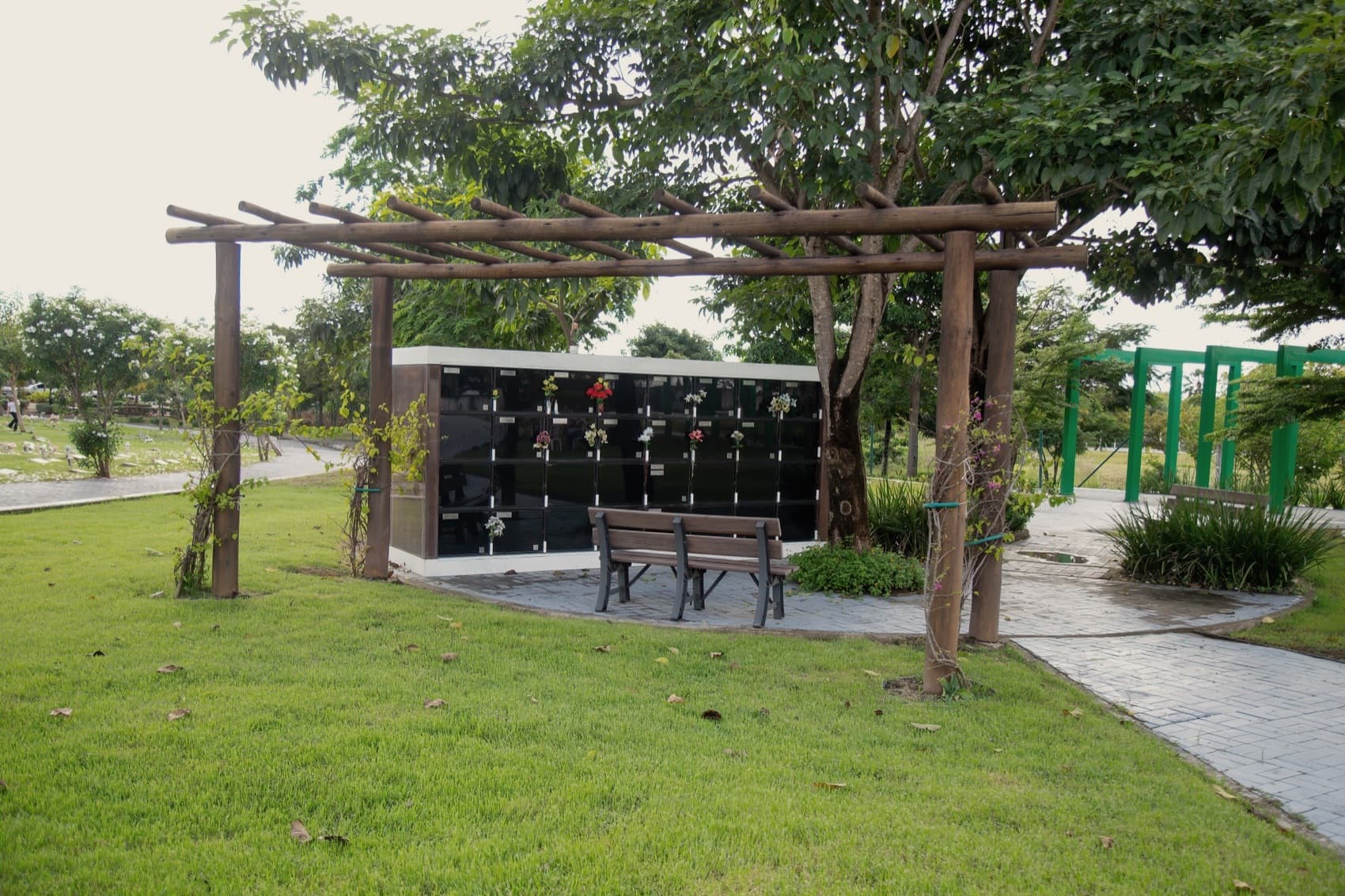 Ambiente do crematório Parque da Saudade