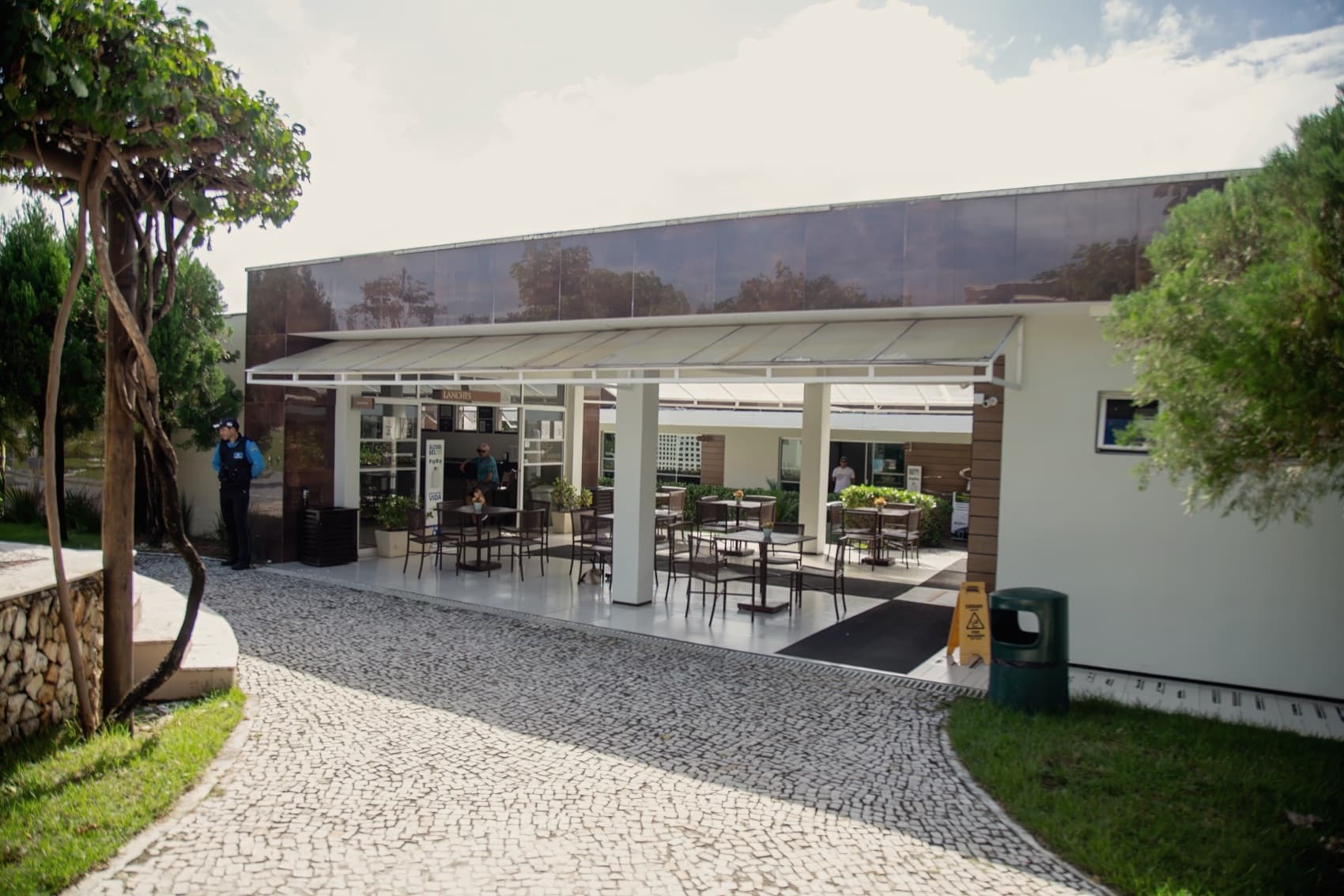 Fachada do Crematório Parque da Saudade